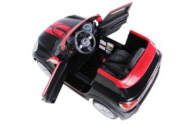 Kinder Elektroauto Mini Cooper Paceman Lizenziert 2x45 Watt Motor Schwarz - Elektro Auto Elektroauto Kinderauto